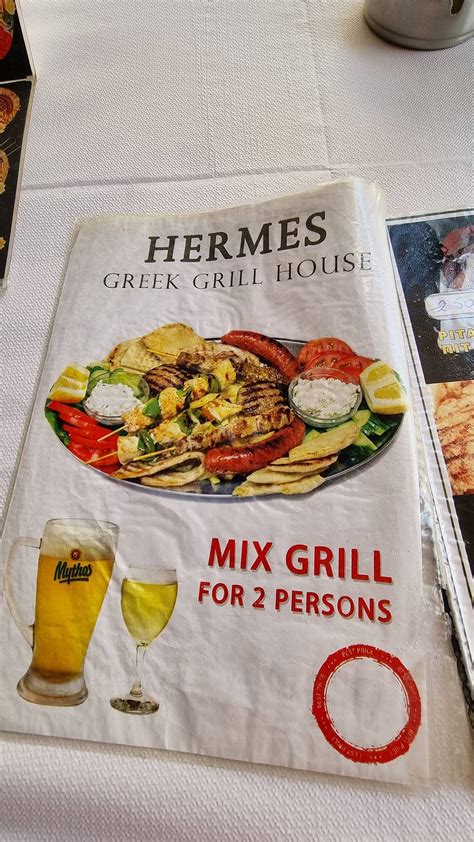 hermes grill fotos|Menu at Hermes Greek Grill House, Rhodes .